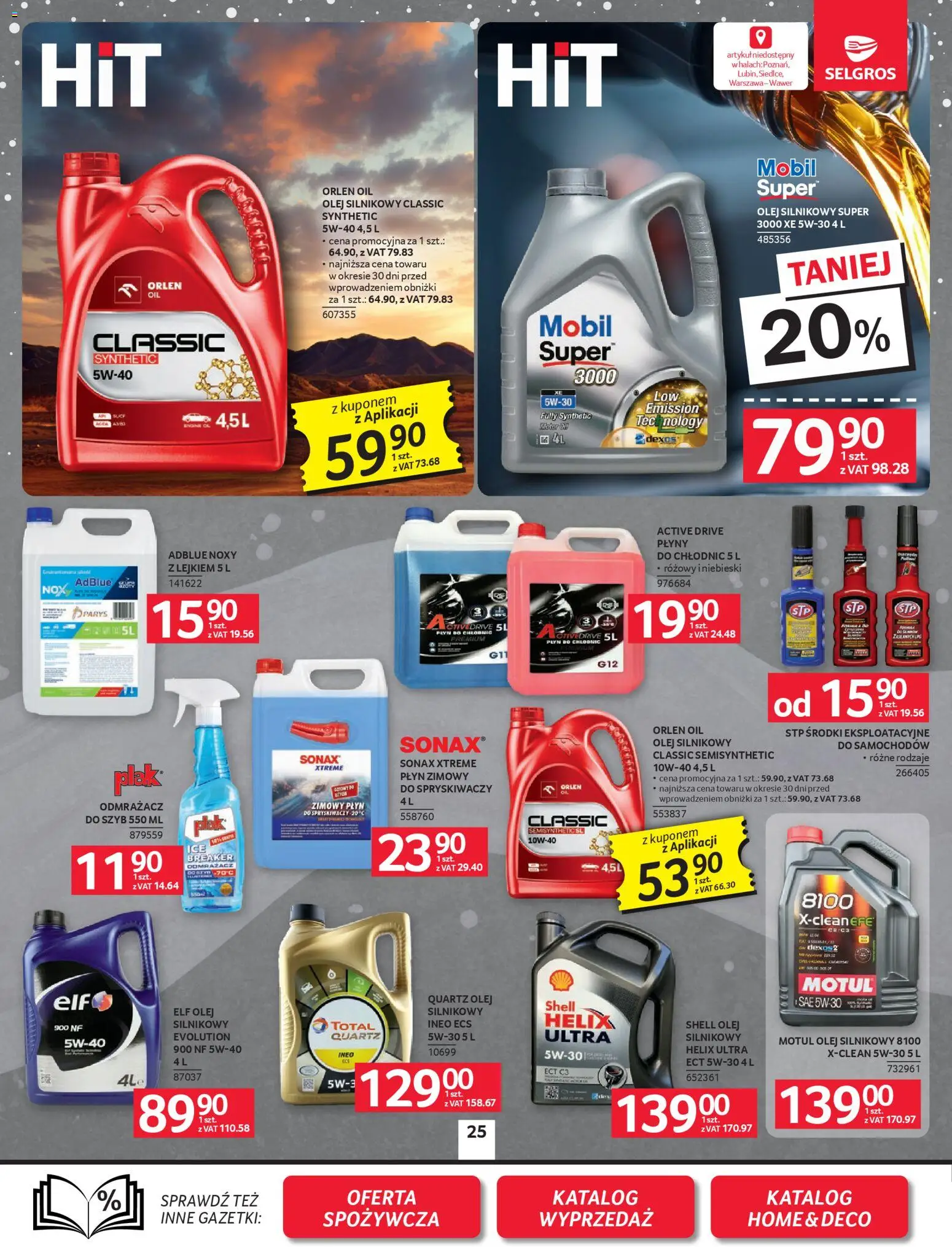 Selgros cash&carry Gazetka - Oferta przemysłowa od 08.01.2026 | Strona: 27 | Produkty: Helix, Olej