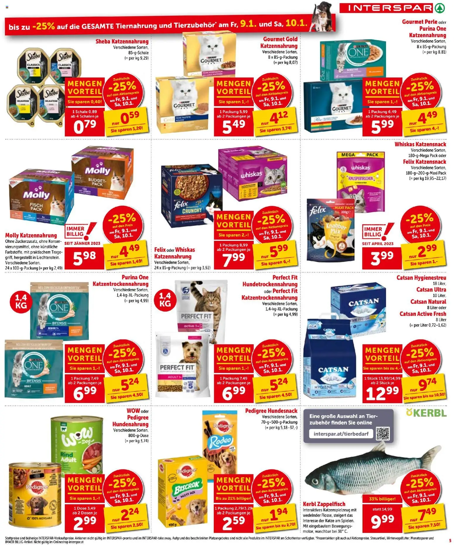 Interspar Flugblatt gültig ab 08.01.2026 | Seite: 5 | Produkte: Fisch