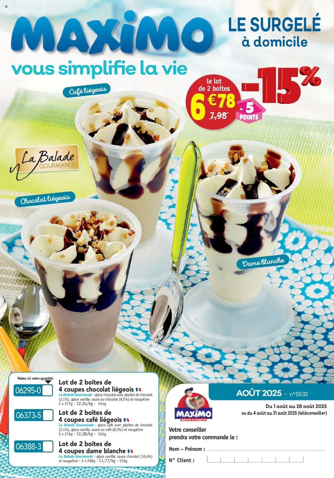  | Page: 1 | Produits: Pépites de chocolat, Café, Chocolat