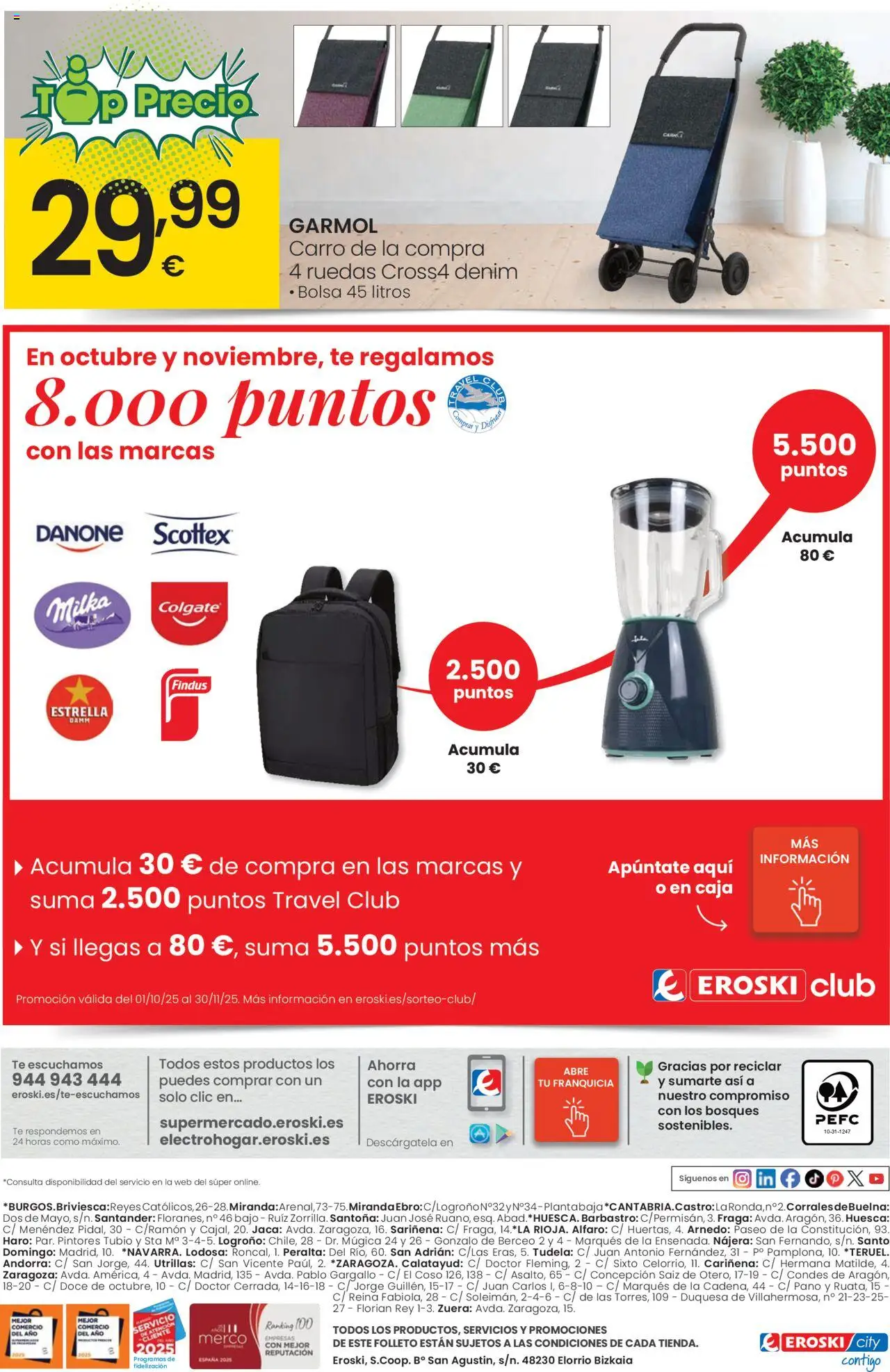 Eroski - Precio más bajo City │ válido desde el 02.10.2025 | Página: 16 | Productos: Té, Bolsa, Caja