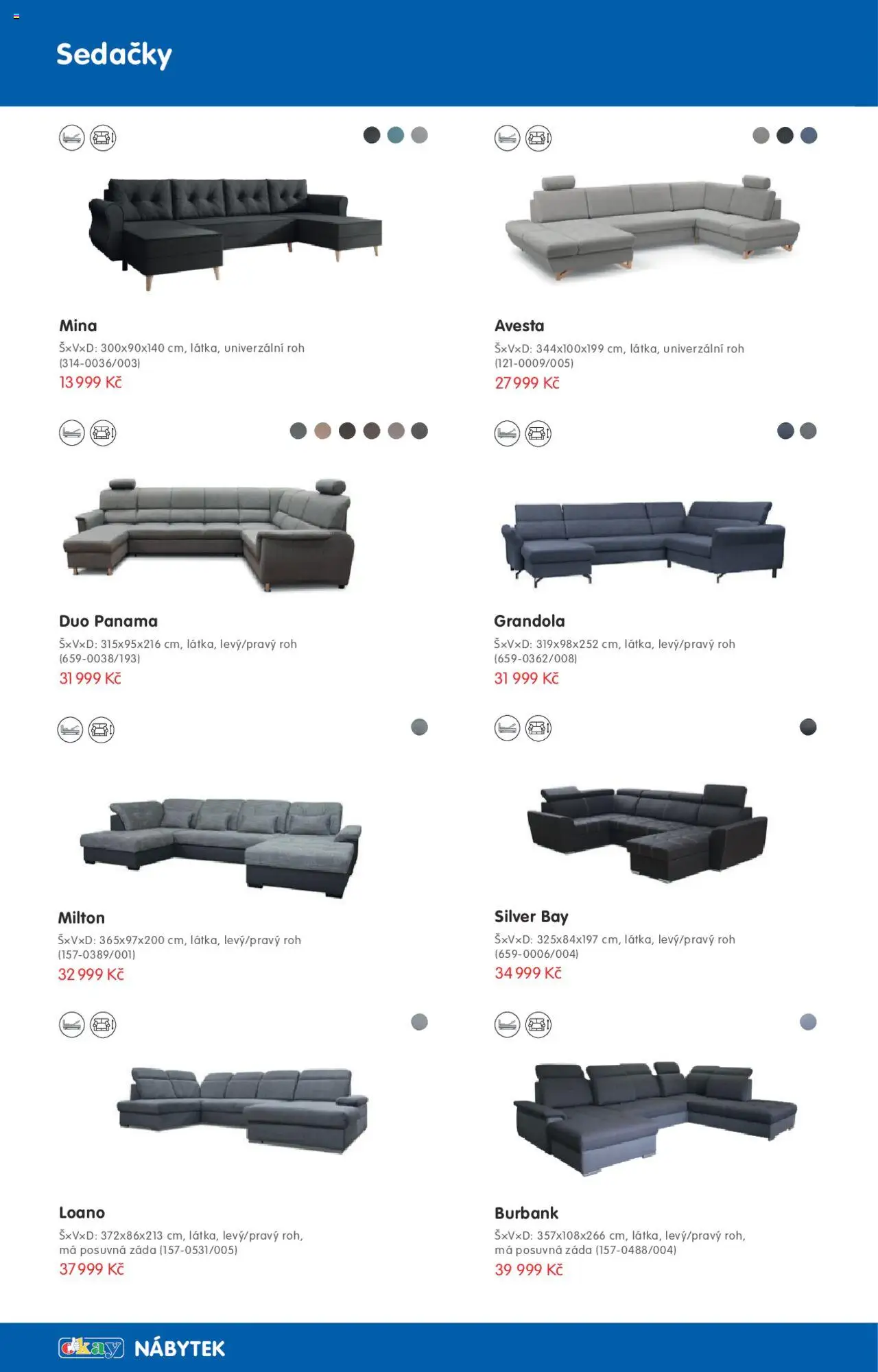 OKAY katalog - Sedačky od 01.03.2023 | Strana: 16 | Produkty: Pěna do koupele, Sáčky do vysavače, Univerzální čistič, Tobolky do myčky