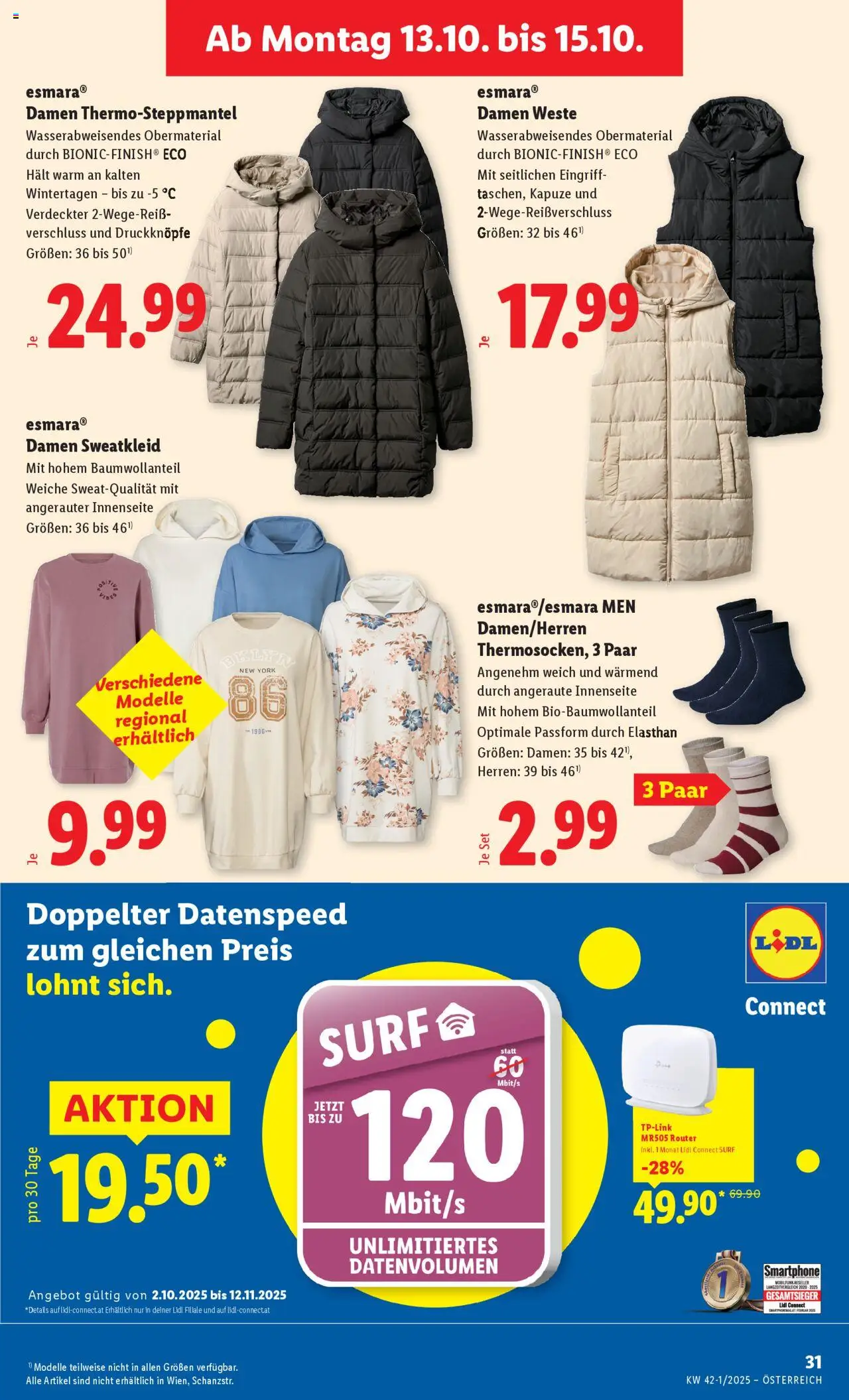 Lidl Flugblatt -  gültig ab 09.10.2025 | Seite: 37 | Produkte: Weste, Smartphone