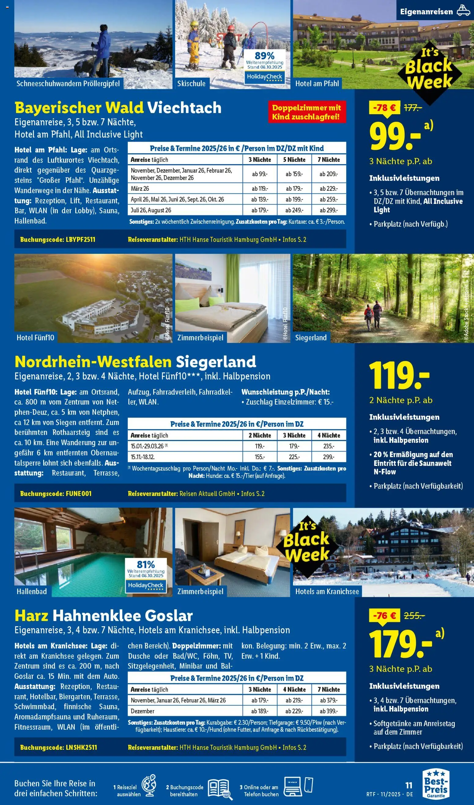 Lidl Reisen - Black Friday – gültig ab 12.11.2025 | Seite: 11 | Produkte: Dusche, Telefon