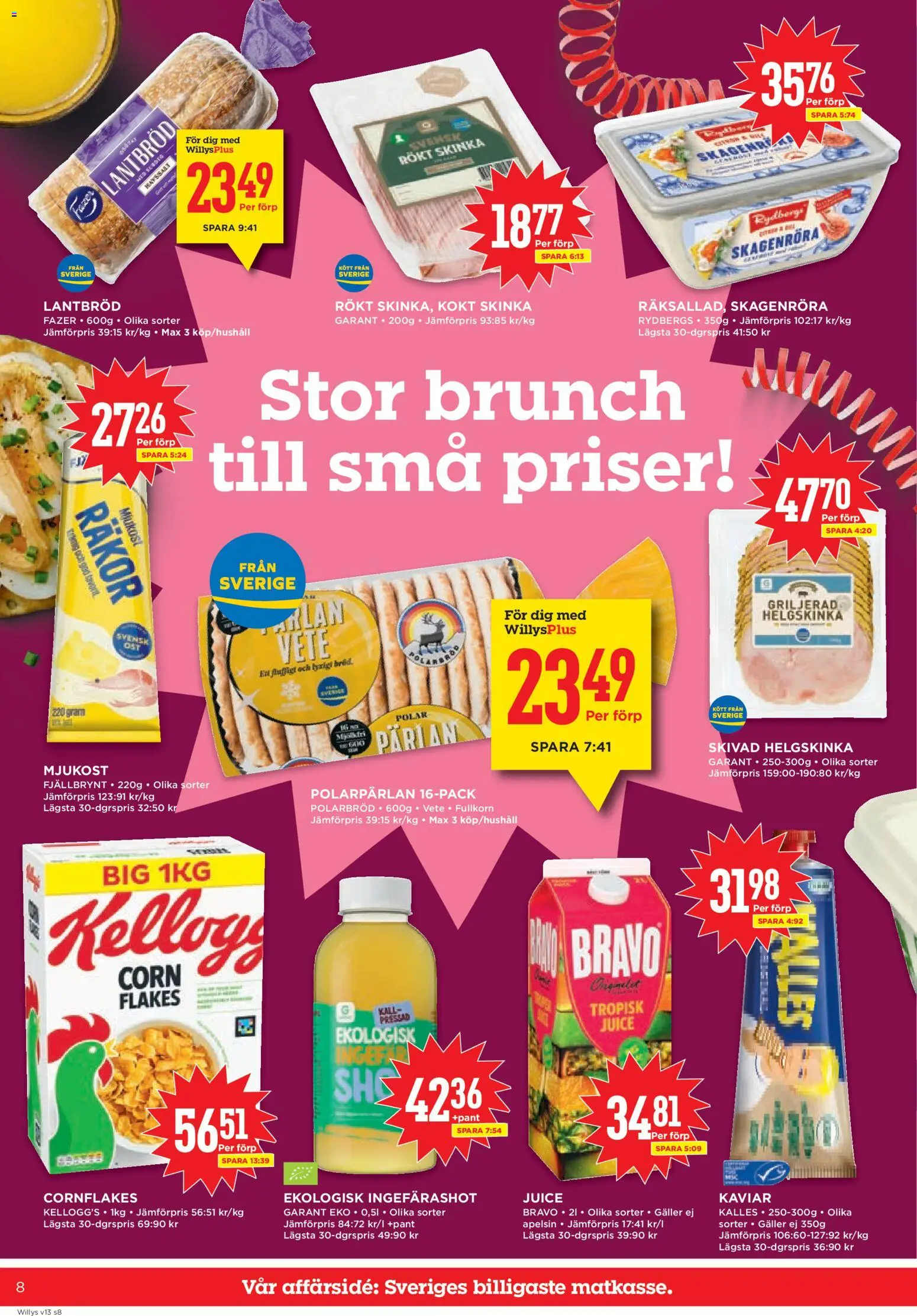 Willys reklamblad aktuell från 23.03.2026 | Sida: 8