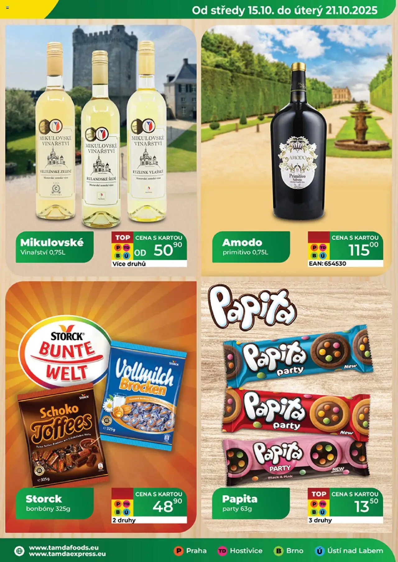 Tamda Foods leták od 15.10.2025 | Strana: 25 | Produkty: Bonbóny, Primitivo