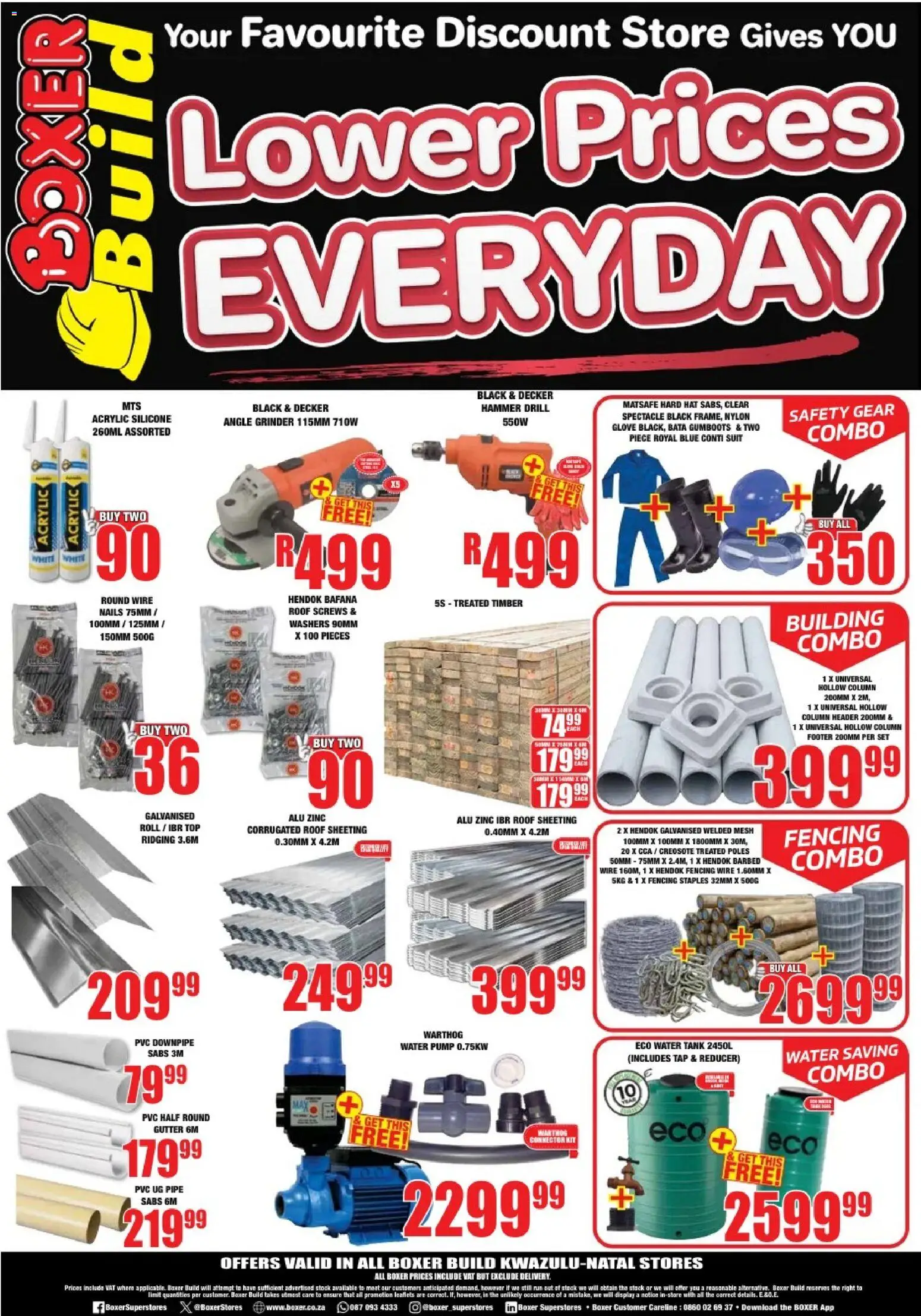 New Boxer catalogue – valid from 23.04.2026 | Page: 4 | Products: Suit, Tank, Hammer, Tap