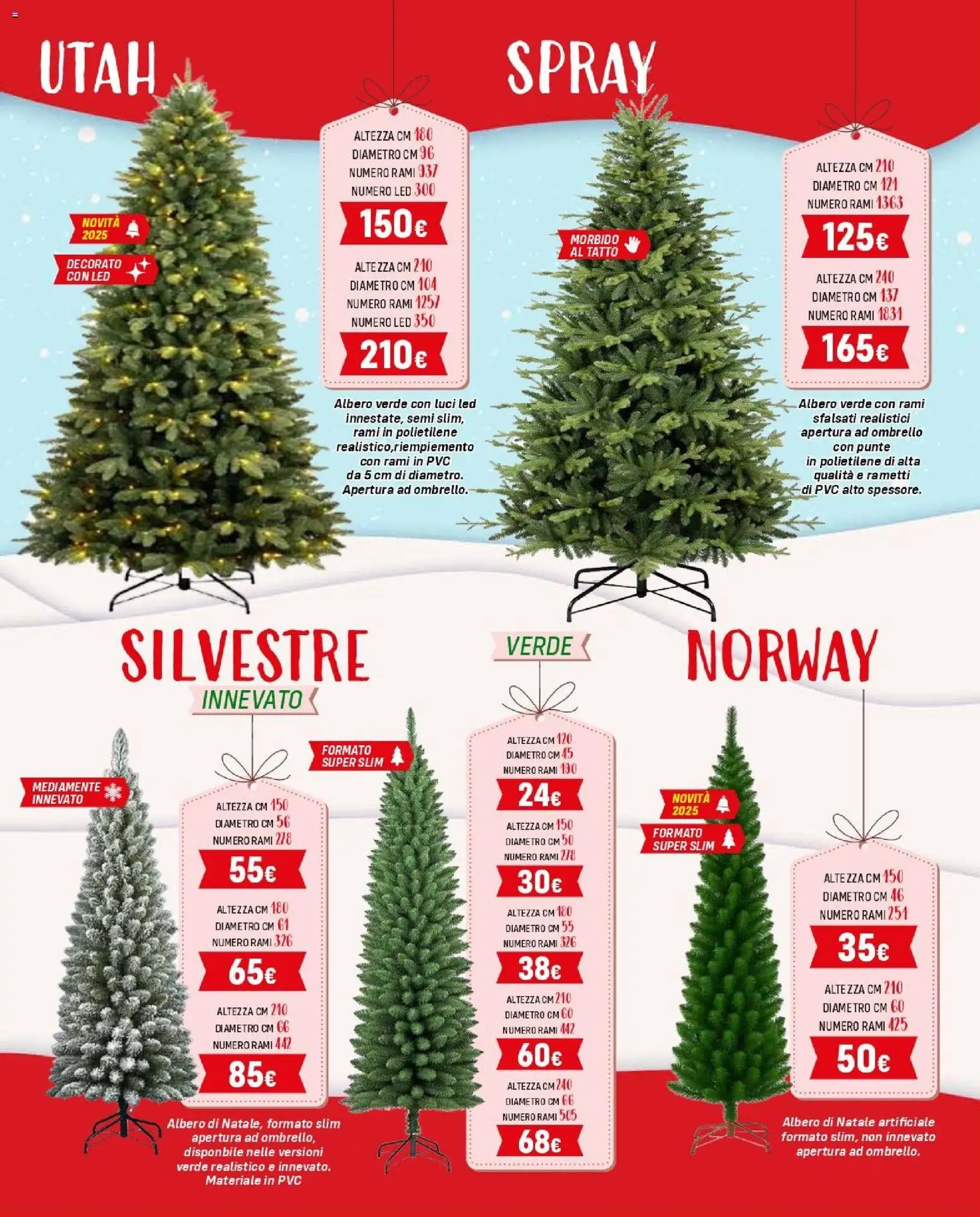 Volantino Orizzonte del 06.11.2025 | Pagina: 3 | Prodotti: Albero di natale, Ombrello