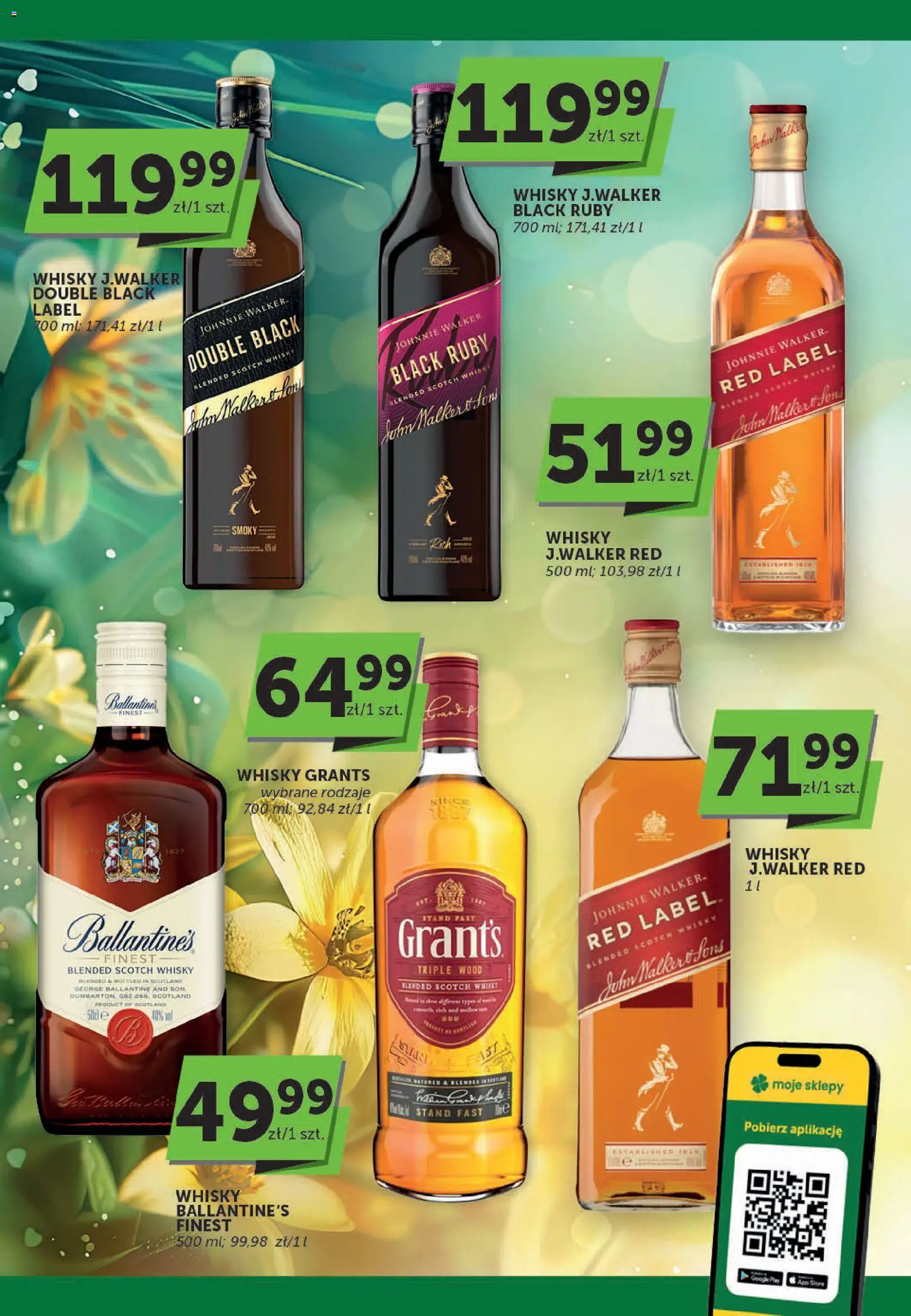 Groszek gazetka - Katalog alkoholowy od 19.03.2026 | Strona: 9 | Produkty: Grant's, Red label, Black Label, Whisky