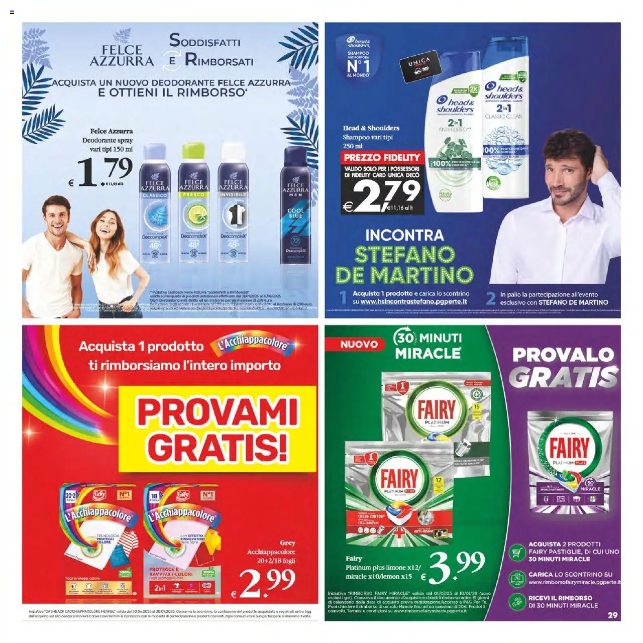 Volantino Decò del 12.08.2025 | Pagina: 29 | Prodotti: Shampoo, Deodorante, Limone, Data