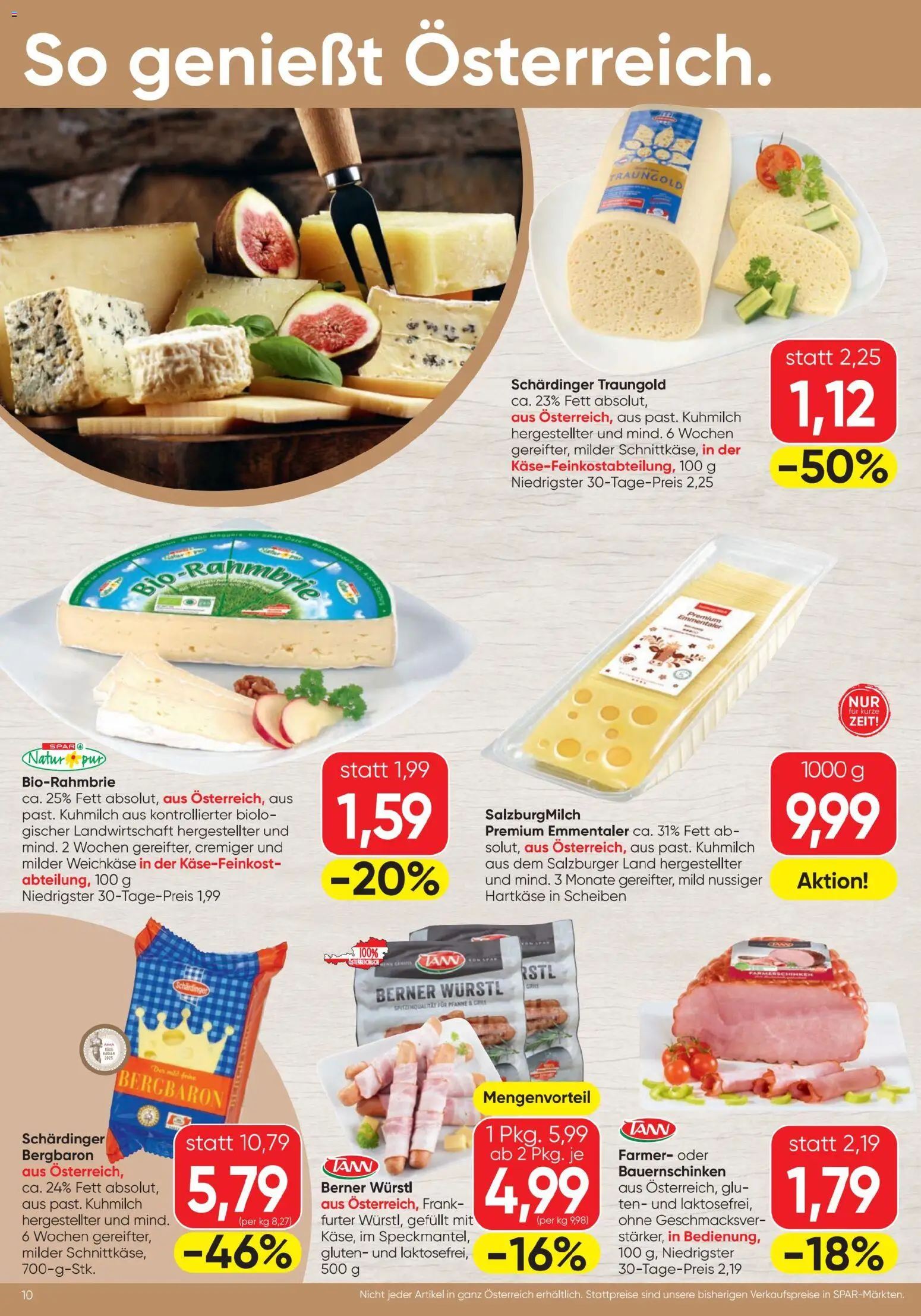 Spar Flugblatt gültig ab 15.01.2026 | Seite: 10