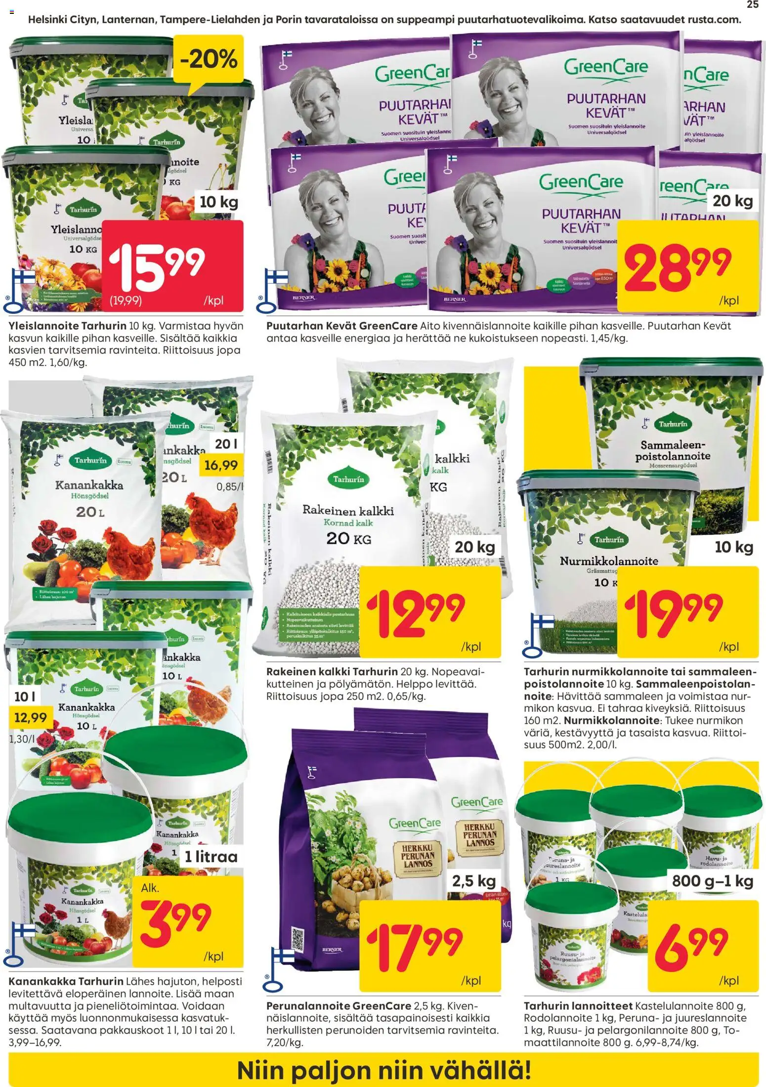 Rusta tarjoukset – voimassa 27.04.2026 alkaen | Sivu: 25 | Tuotteet: Peruna