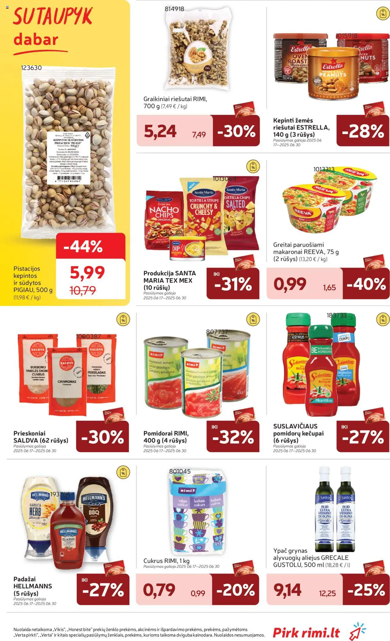 Rimi leidinys│galioja nuo 17.06.2025 | Puslapis: 23 | Prekių: Aliejus, Pomidorai, Prieskoniai, Makaronai