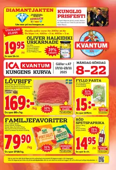 ICA Kvantum - Kungens Kurva - Förhandsvisning av reklamblad från butik ICA Kvantum aktuell från 17.11.2025