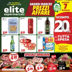 Anteprima del volantino Elite Supermercati volantino valido a partire dal 24.04.2026