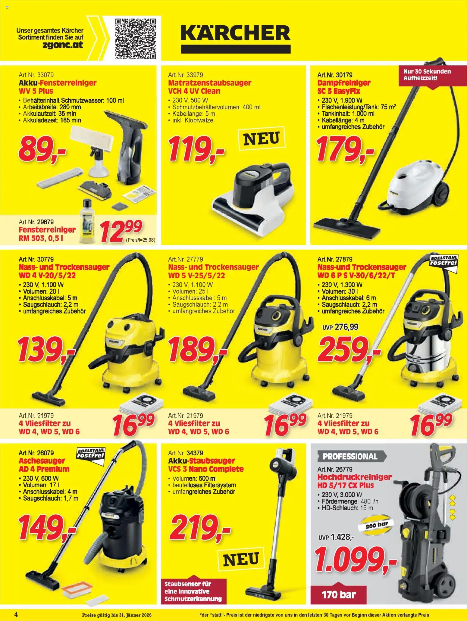 Zgonc Flugblatt Jänner II 2026 gültig ab 15.01.2026 | Seite: 4