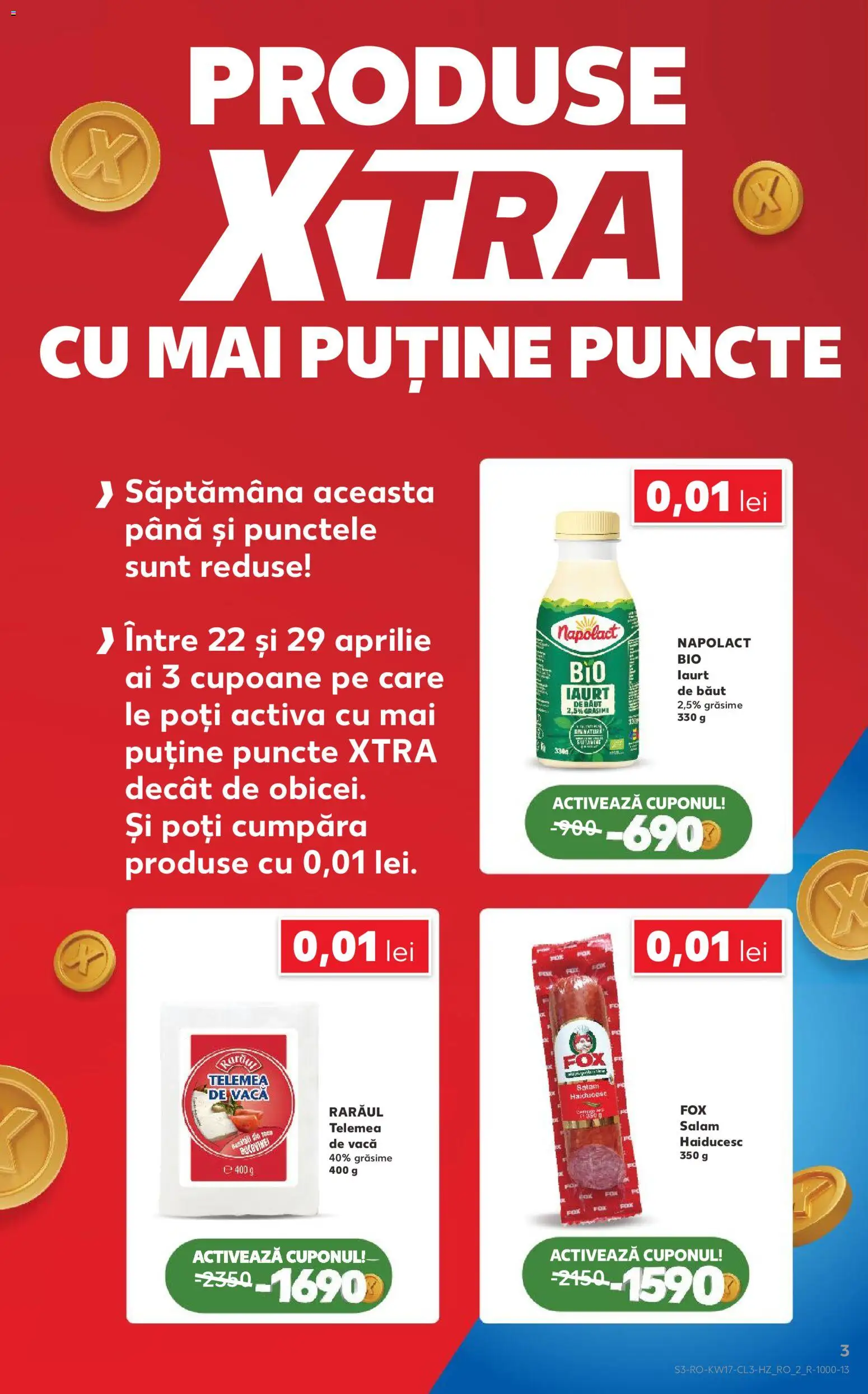 Kaufland RO akciós ujság - amely érvényes a következő dátumtól: 22.04.2026 | Oldal: 3