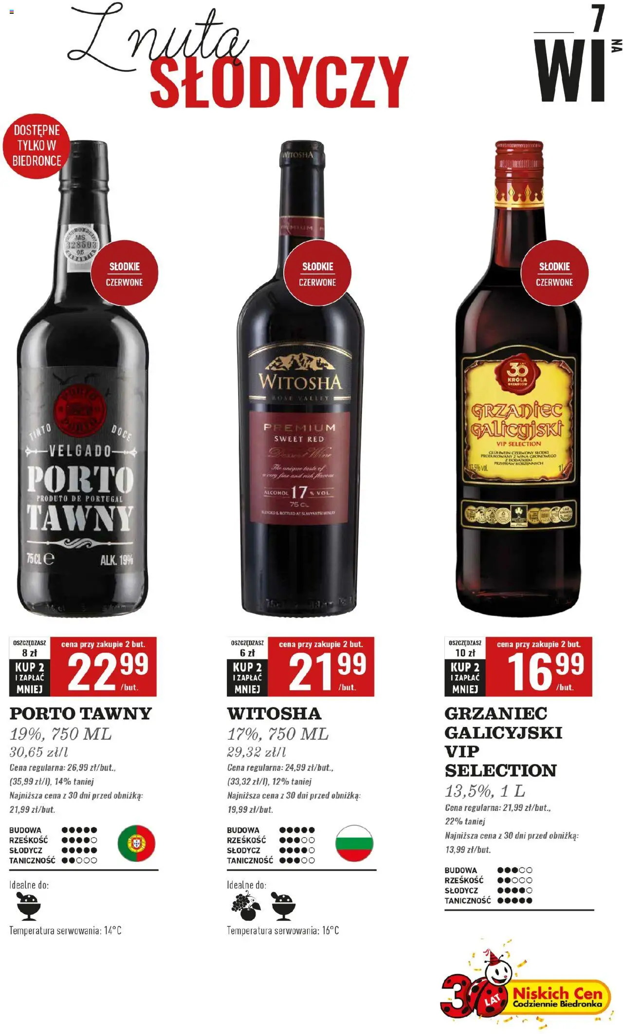 Biedronka gazetka - Czas na toast od 22.09.2025 | Strona: 7 | Produkty: Grzaniec galicyjski