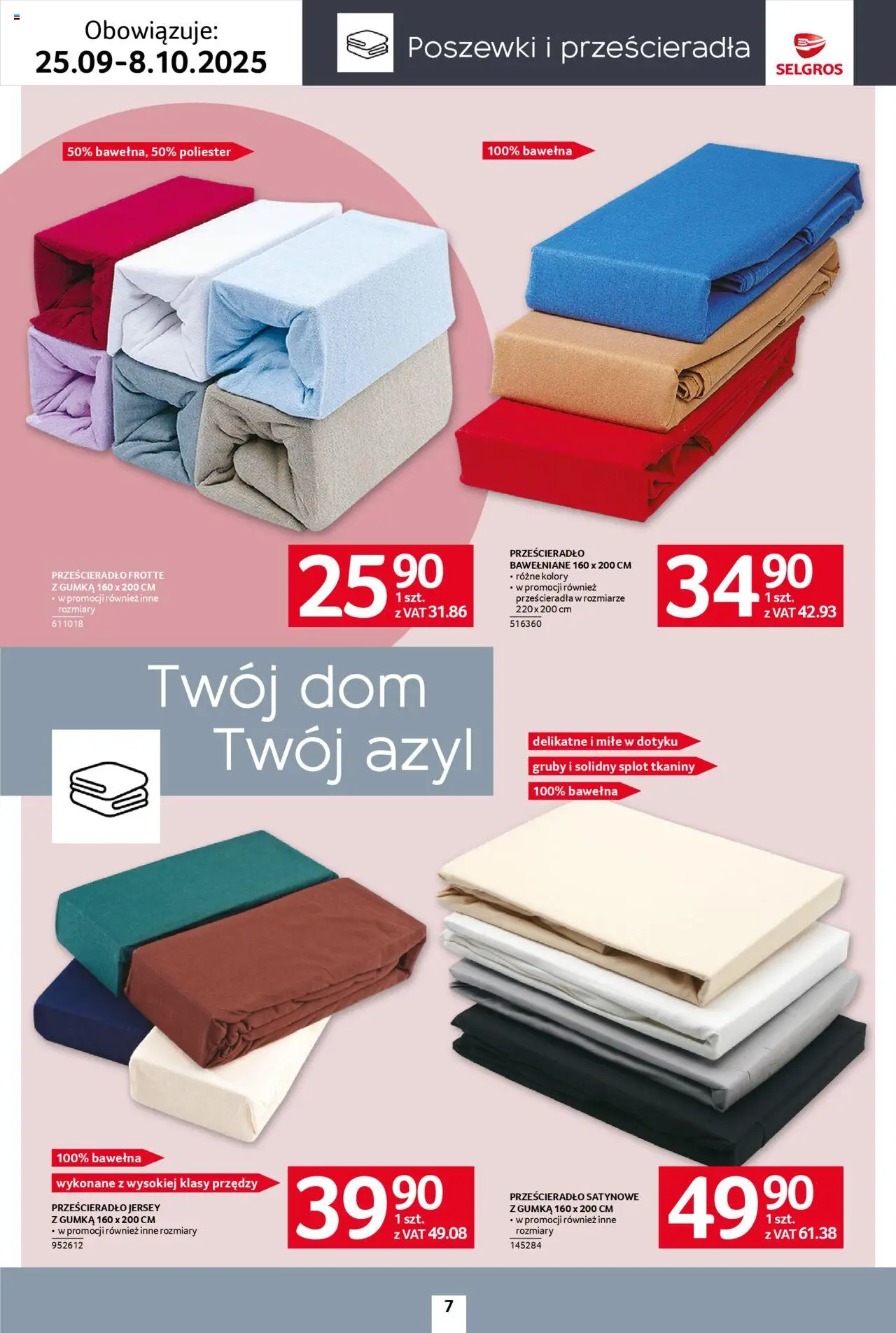 Selgros cash&carry Gazetka - Home&Deco od 25.09.2025 | Strona: 7