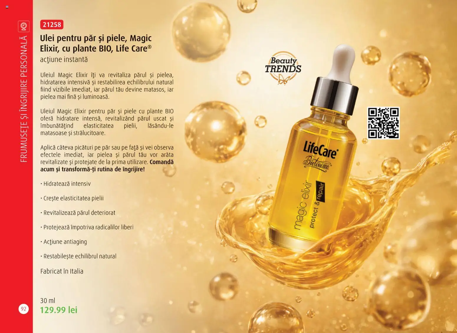Noul catalog Life Care – valabil de la 01.04.2026 | Pagină: 94 | Produse: Şerit ödül, Elixir, Ulei