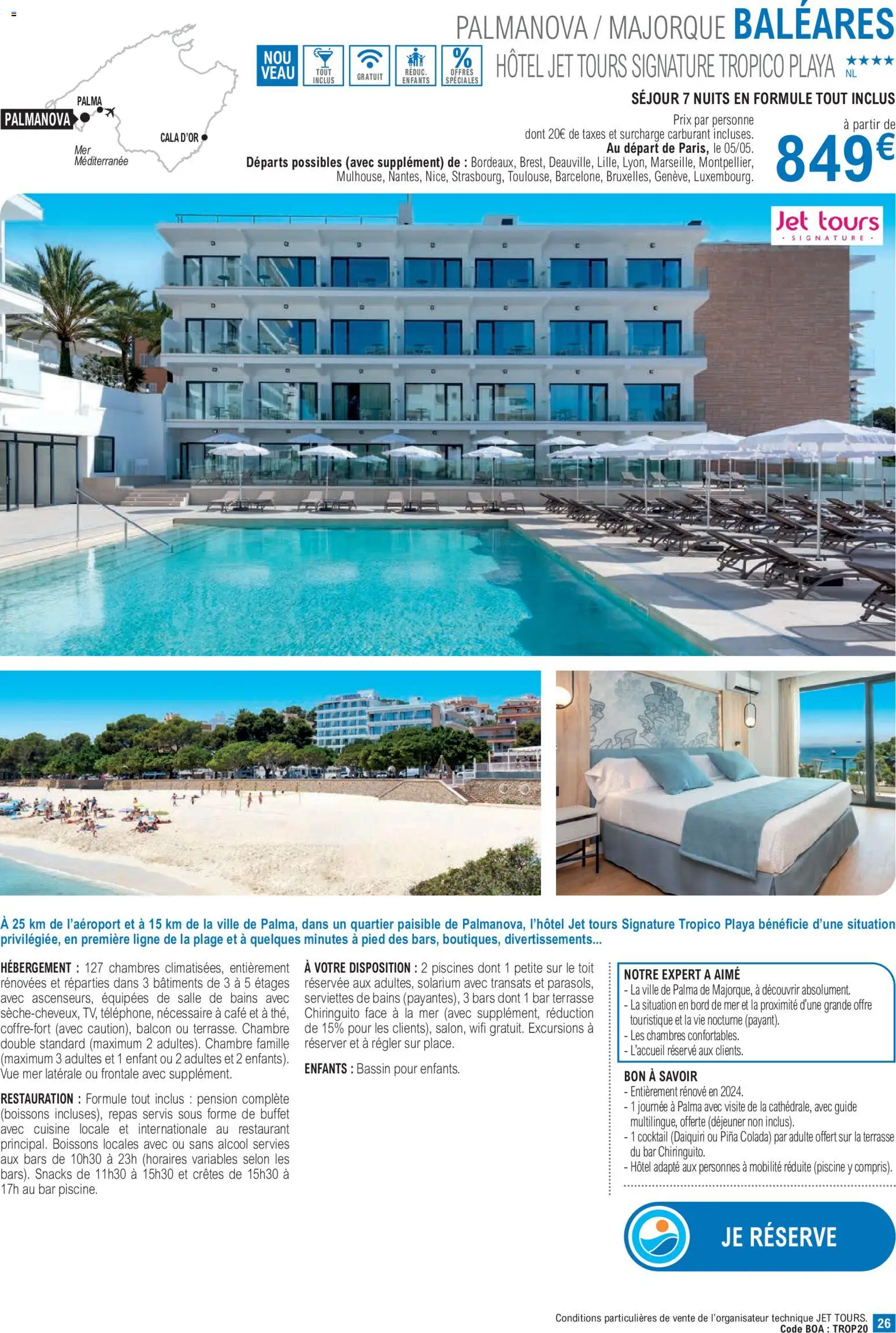 {H1} | Page: 26 | Produits: Alcool, Buffet, Café