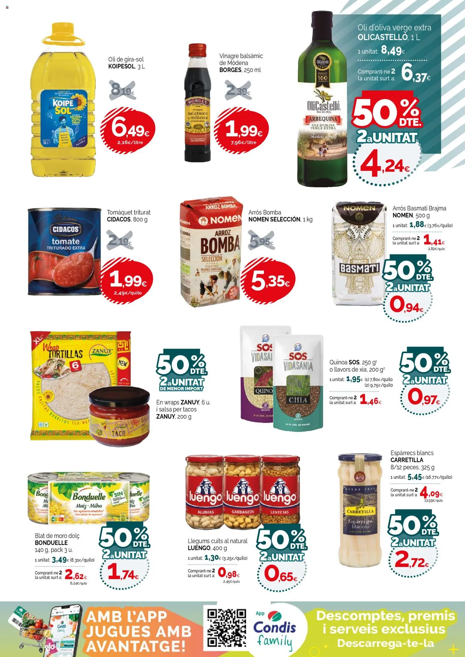 Condis - folleto life │ válido desde el 18.03.2026 | Página: 13 | Productos: Arroz, Νερό καρύδας, Tacos, Δεξαμενή