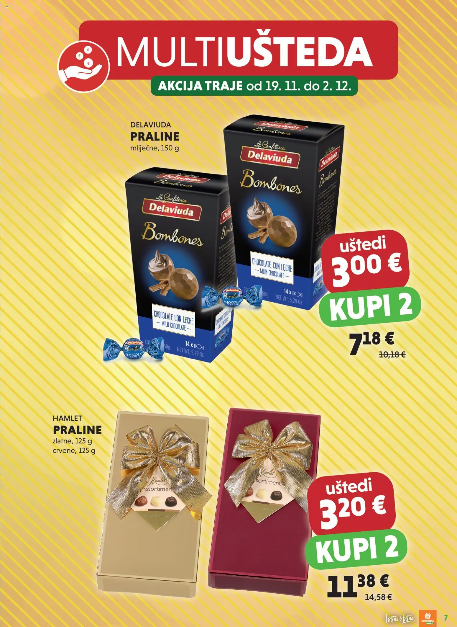 Studenac katalog | vrijedi od 19.11.2025 | Stranica: 7 | Proizvodi: Praline, Xbox