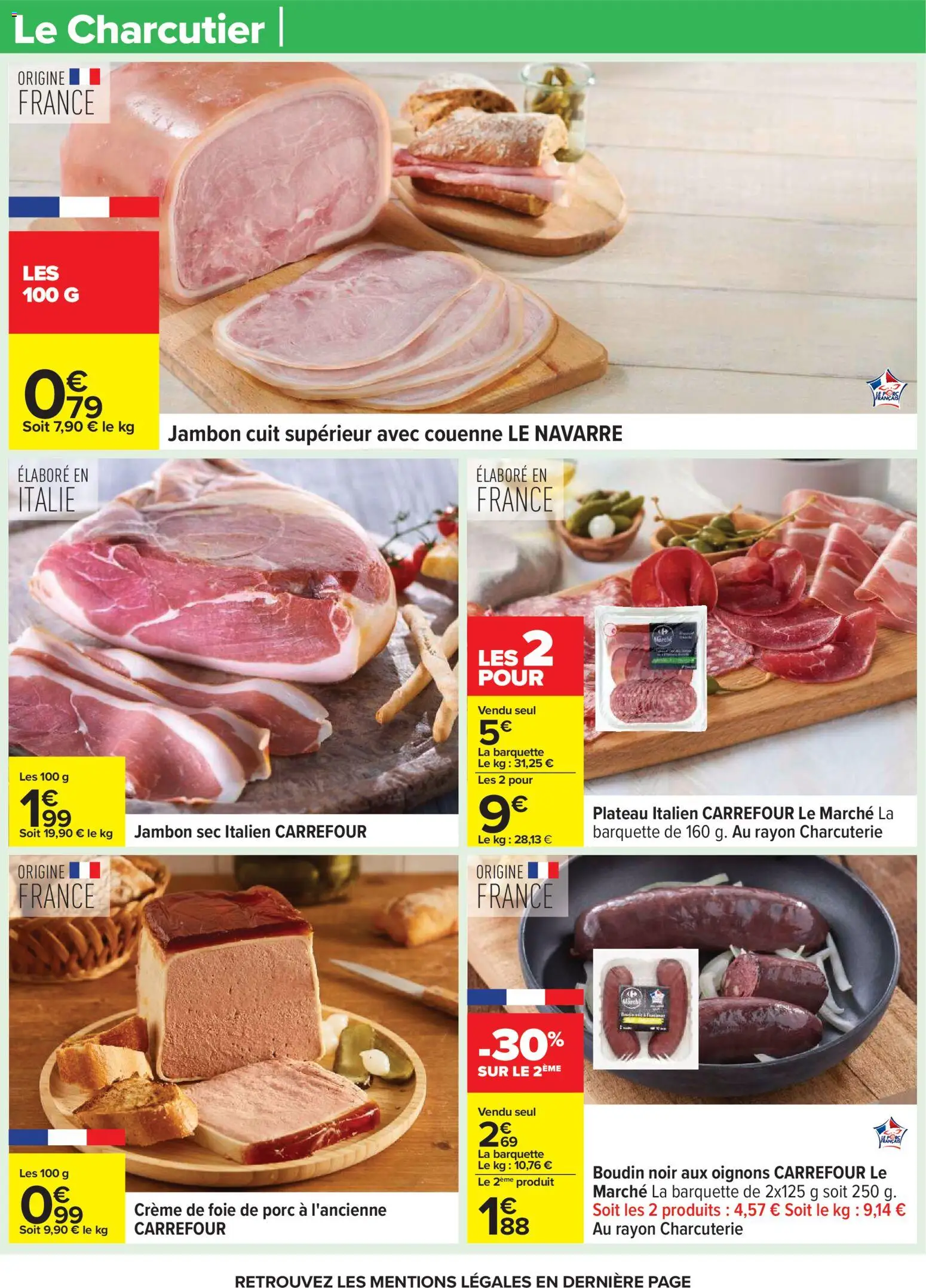 {H1} | Page: 25 | Produits: Jambon, Porc, Oignons, Crème