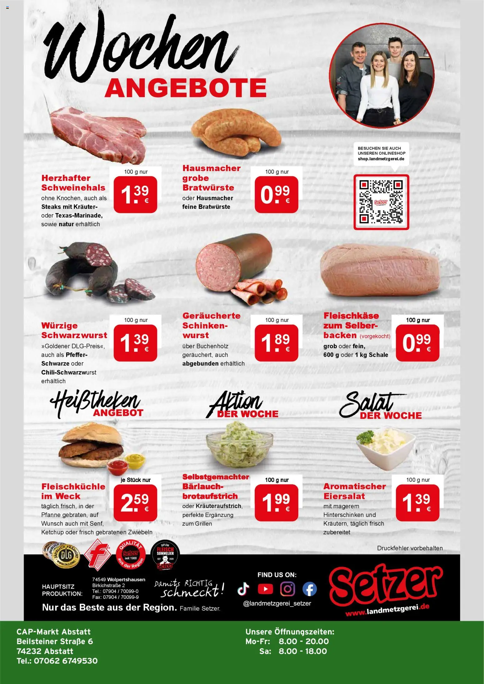 CAP Markt Prospekt – gültig ab 13.04.2026 | Seite: 4 | Produkte: Zwiebeln, Wurst, Schinken, Ketchup