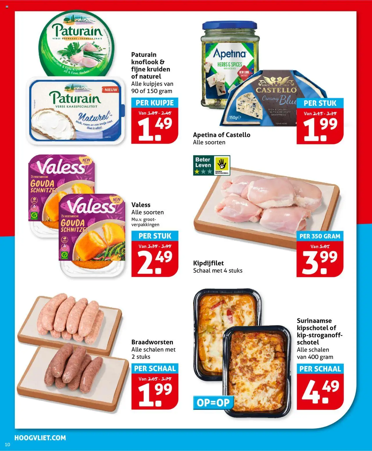  | Pagina: 12 | Producten: Room, Schnitzel, Gouda, Knoflook