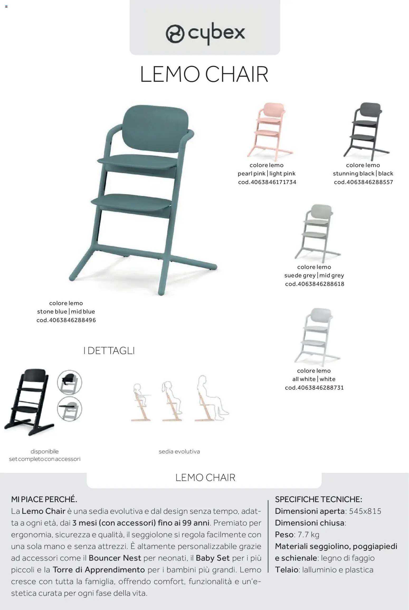 Volantino Prenatal del 04.12.2025 | Pagina: 31 | Prodotti: Poggiapiedi, Sedia
