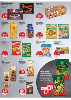 V-Markt - /Oberpfalz - gültig ab dem 21.08.2025 | Seite: 8 | Produkte: Nescafe, Funny frisch, Twix, Ketchup