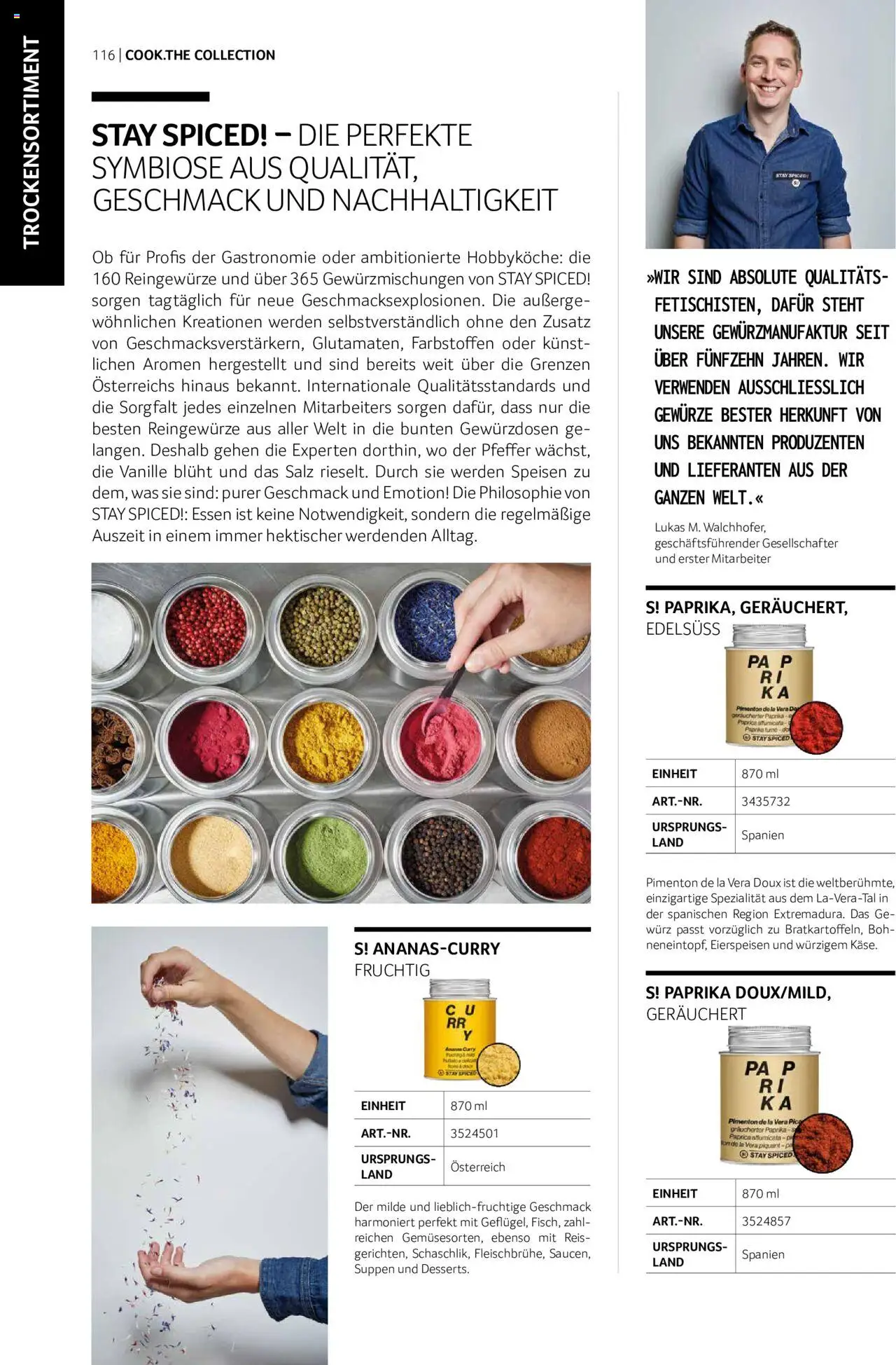 Transgourmet Cook Look-Book gültig ab 01.09.2023 | Seite: 116 | Produkte: Gewürze, Salz, Reis, Ananas