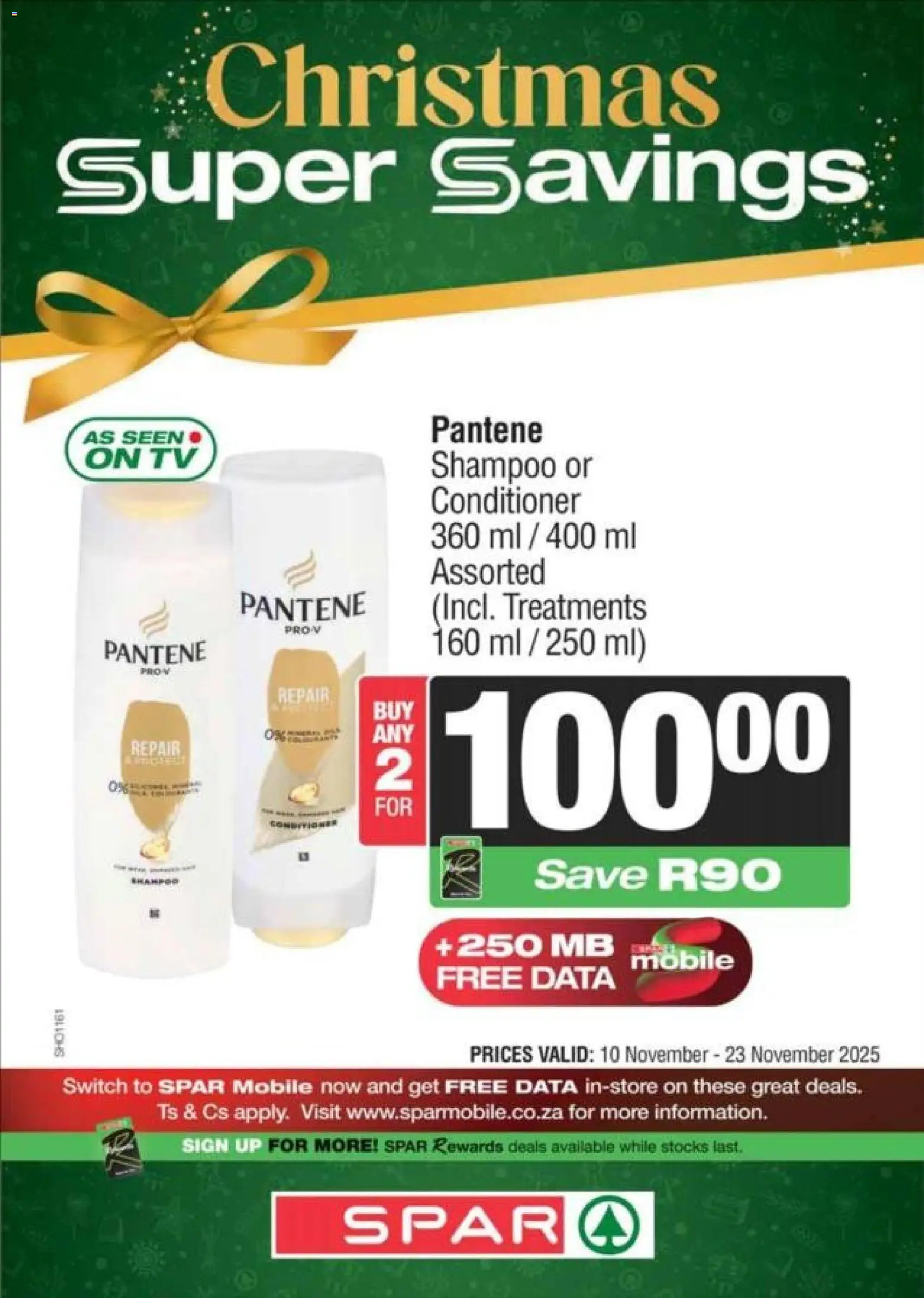 New KWIKSPAR catalogue – valid from 10.11.2025 | Page: 5 | Products: Data, TV, Shampoo, Conditioner