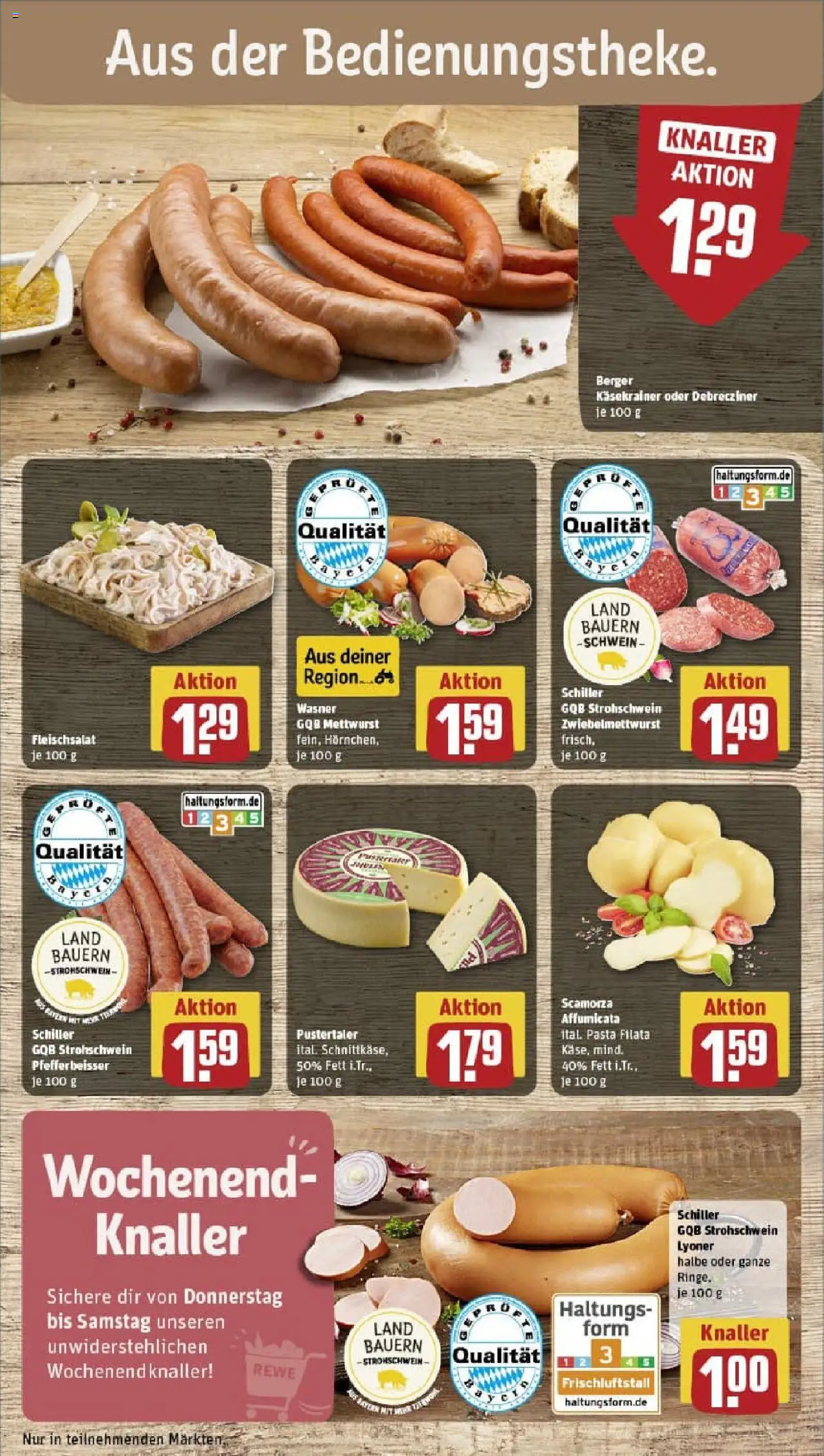 Rewe prospekt Bad Brückenau	 - gültig ab dem 13.07.2025 | Seite: 11 | Produkte: Käsekrainer, Pasta