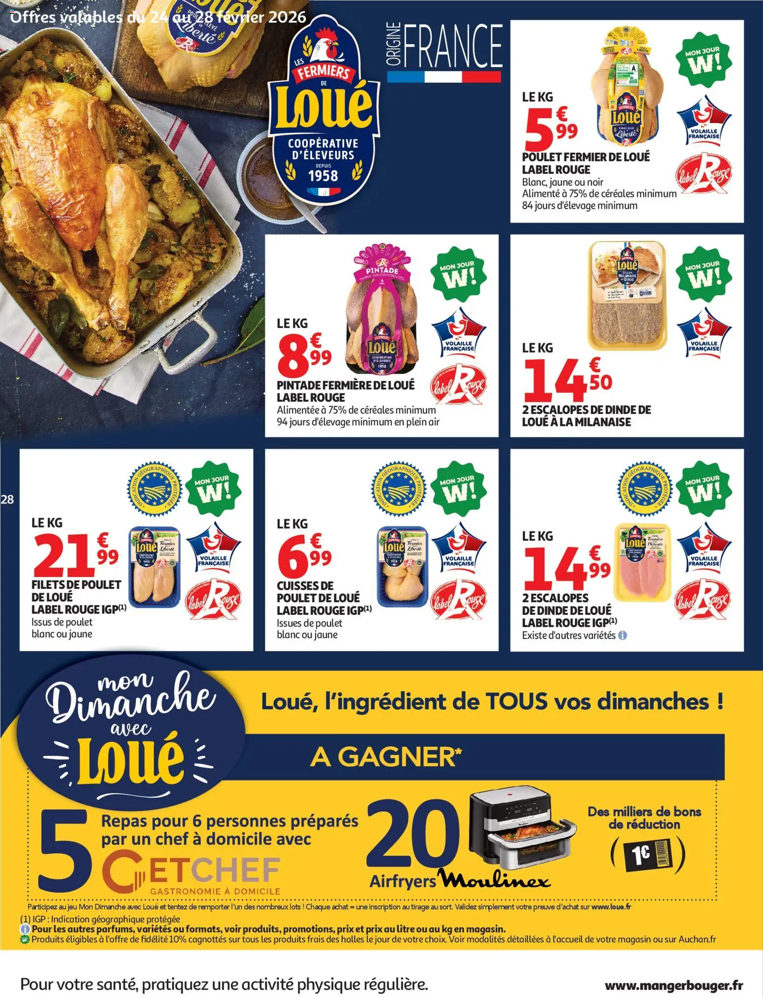{H1} | Page: 28 | Produits: Volaille, Pintade, Poulet de dinde, Céréales