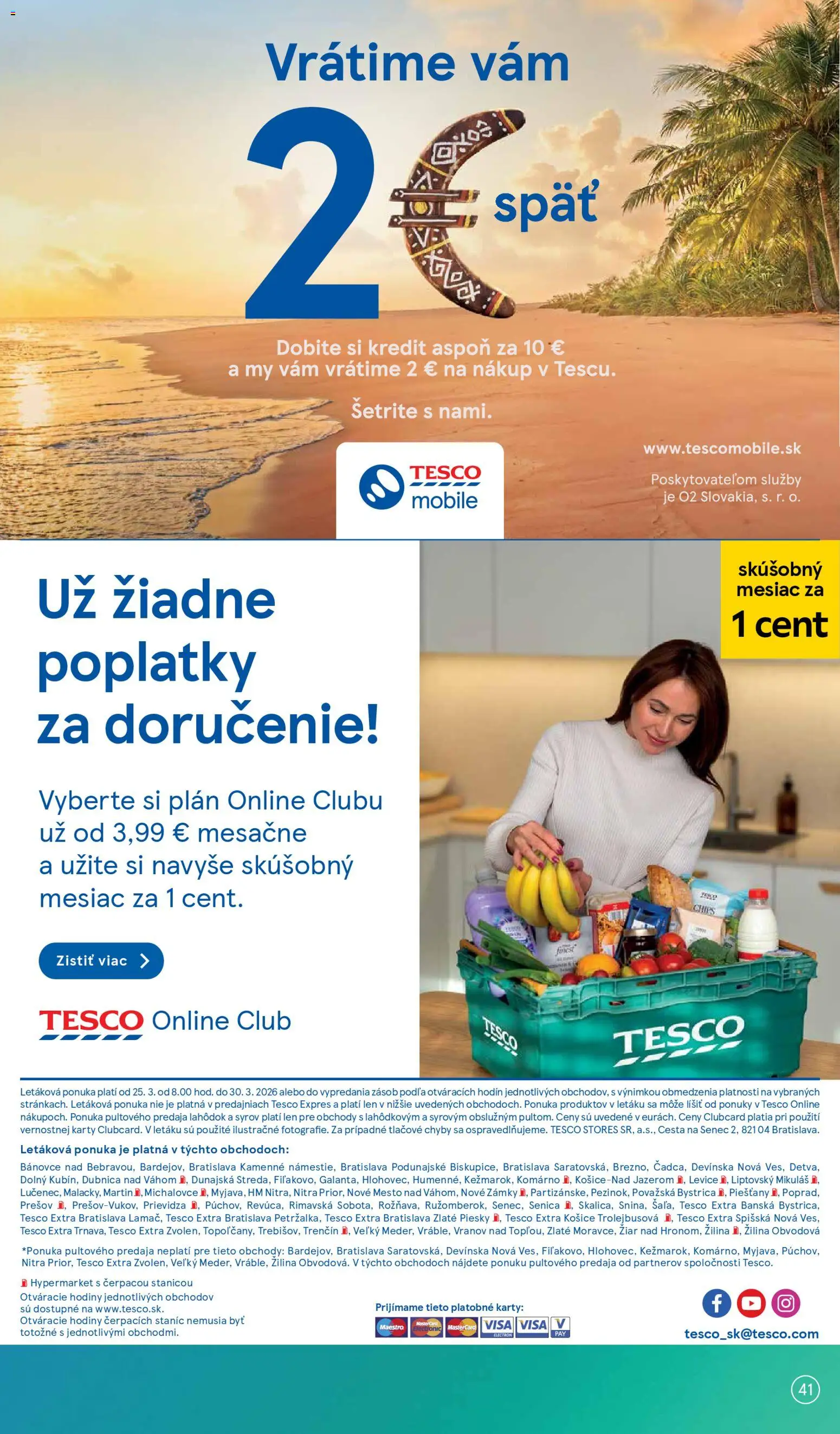 Nové Tesco akcie – leták je platný od 25.03.2026 | Strana: 41 | Produkty: Hodiny