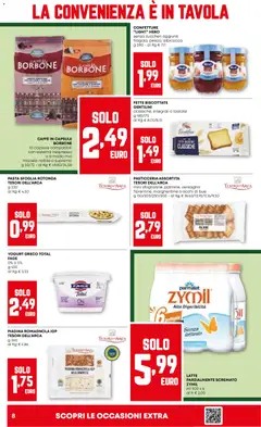 Anteprima del volantino Volantino PAM	 valido a partire dal 29.01.2026 | Pagina: 8 | Prodotti: Yogurt greco, Pasta sfoglia, Latte, Piadina