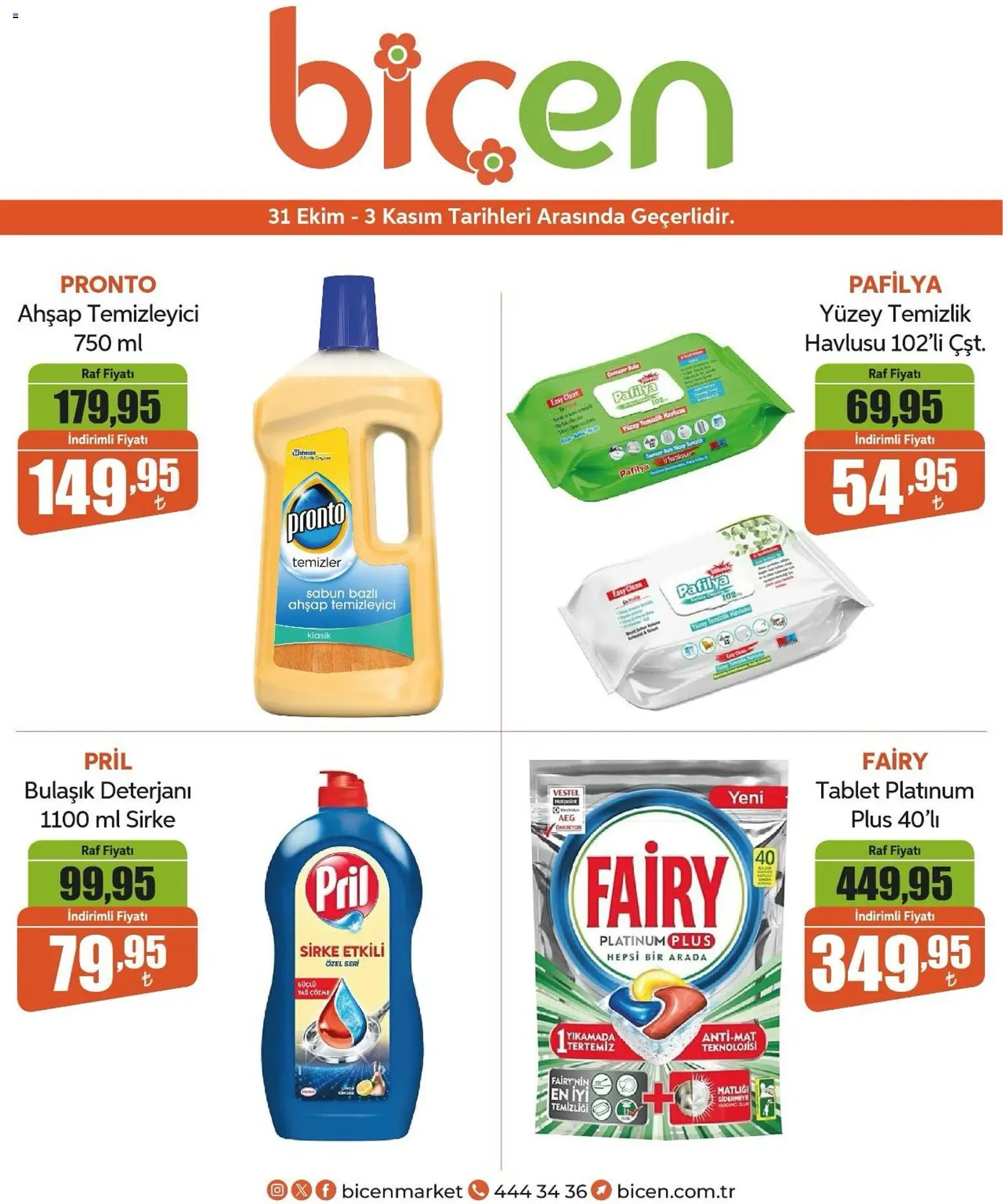 Biçen Market Katalog - 31.10.2025 tarihinden itibaren geçerlidir | Sayfa: 7 | Ürünler: Raf, Sirke, Bulaşık deterjanı, Tablet