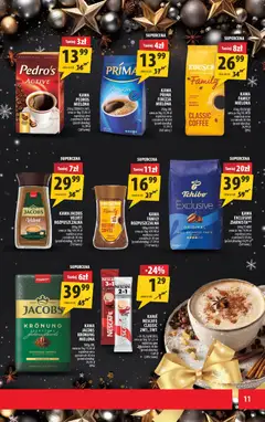 Pogląd oferty "Arhelan Gazetka" - ważna od 29.12.2025 | Strona: 11 | Produkty: Kawa jacobs, Nescafe, Tchibo, Kawa