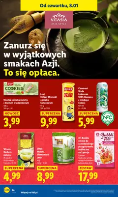 Pogląd oferty "Lay's Chipsy Minionki, Chipsy Minionki o smaku bananowym 90 g" - ważna od 08.01.2026 | Strona: 34
