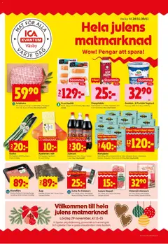 ICA Kvantum - Upplands Väsby - Förhandsvisning av reklamblad från butik ICA Kvantum aktuell från 24.11.2025
