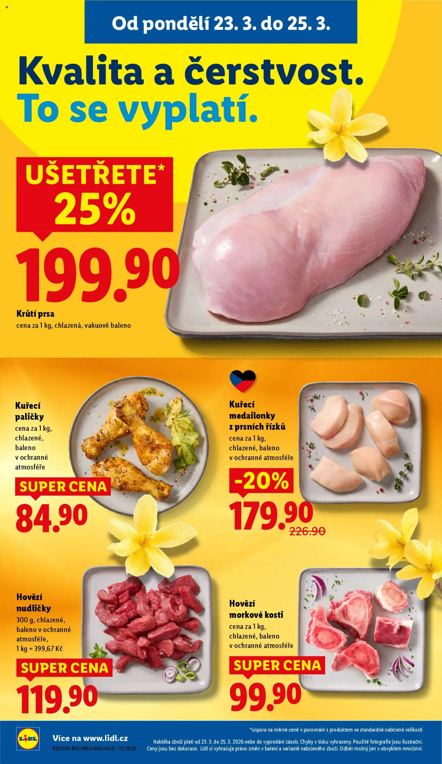 Lidl leták od 23.03.2026 💥 Nenechte si ujít TOP nabídky! ⭐ | Ceská republika