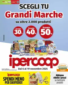 Anteprima del volantino Ipercoop Vigevano catalogo valido a partire dal 06.11.2025