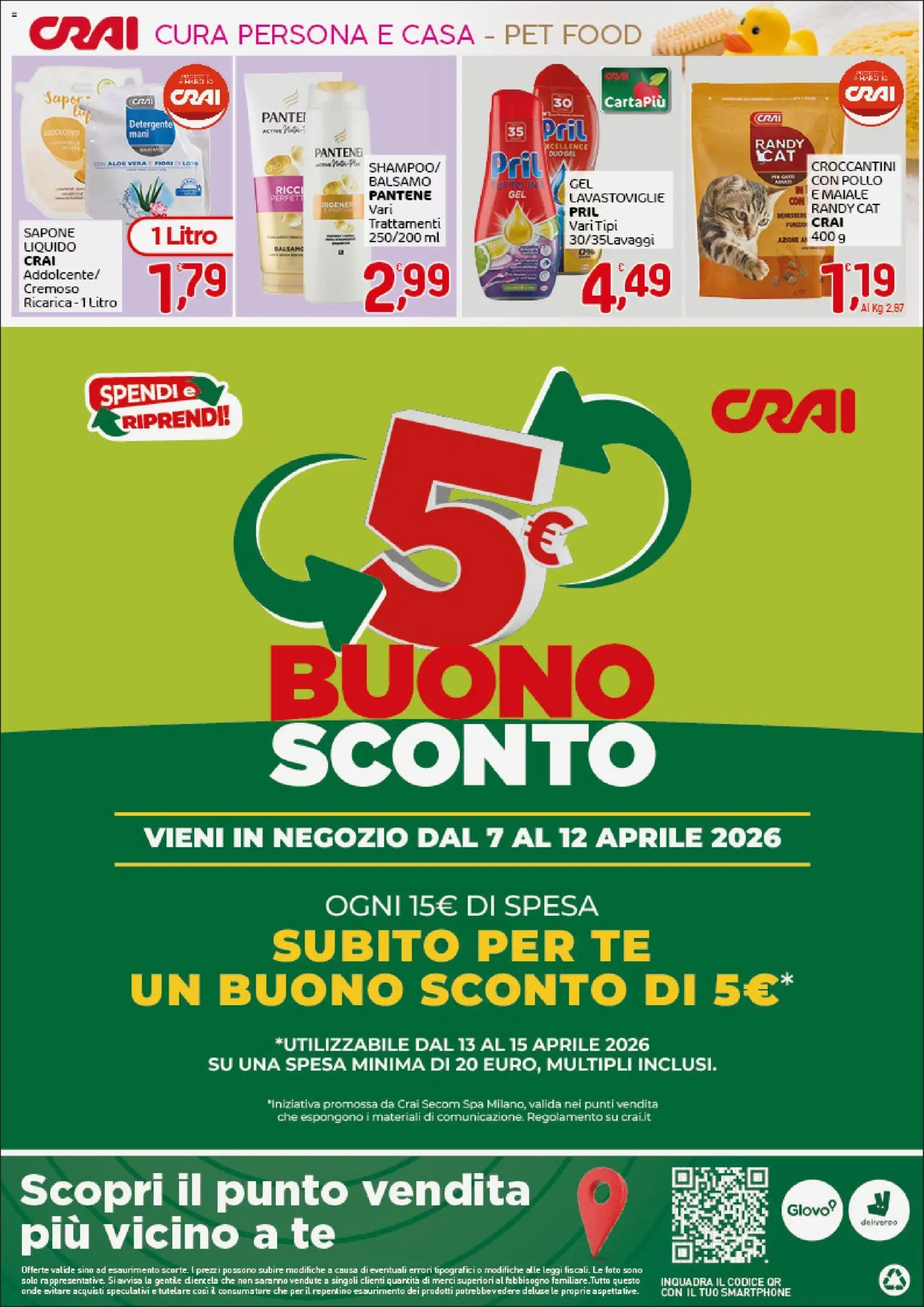 Volantino CRAI del 07.04.2026 | Pagina: 8 | Prodotti: Sapone, Detergente, Tè, Aloe vera