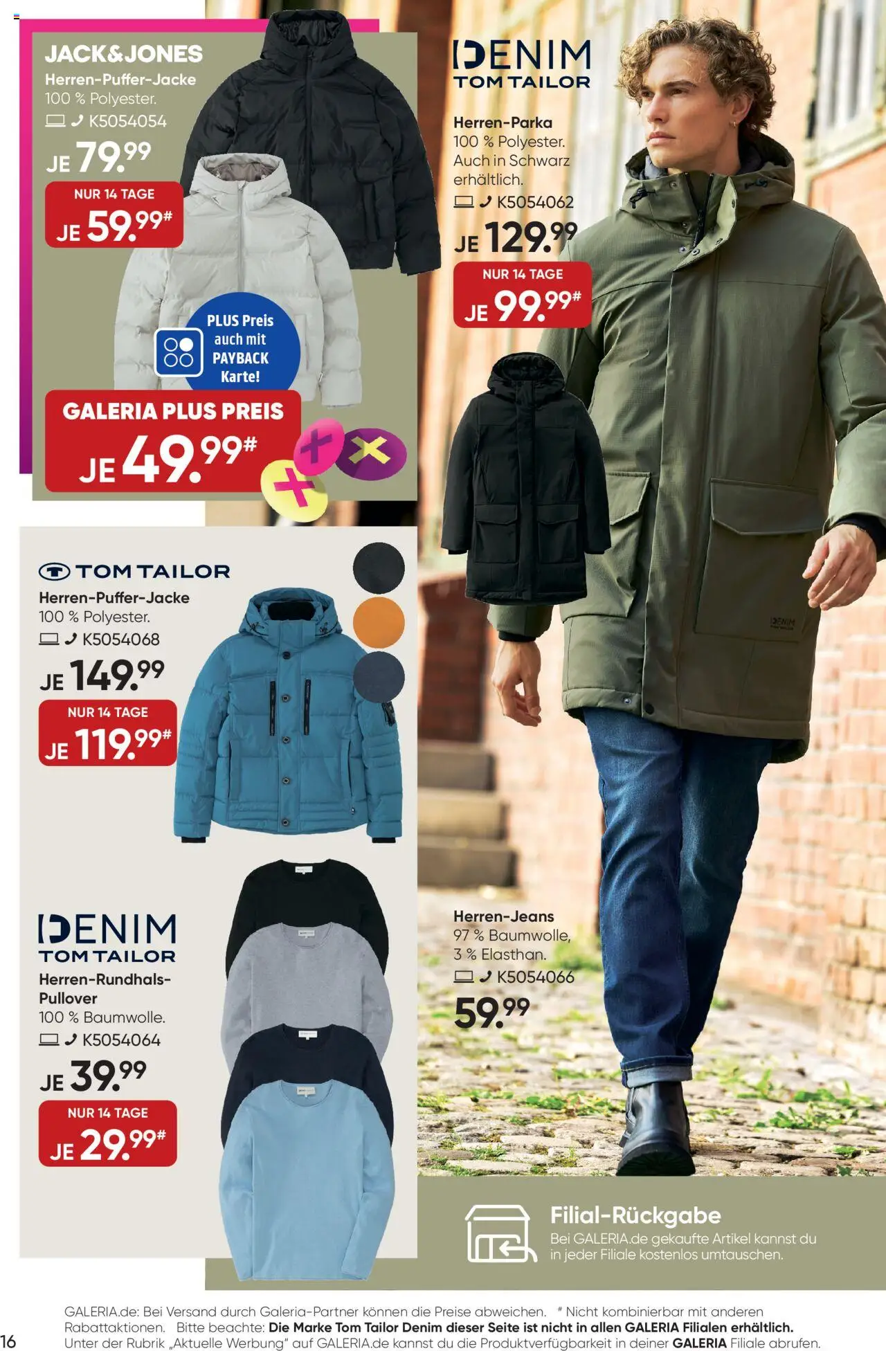 Galeria Karstadt Kaufhof Online-Prospekt – gültig ab 29.09.2025 | Seite: 16 | Produkte: Pullover