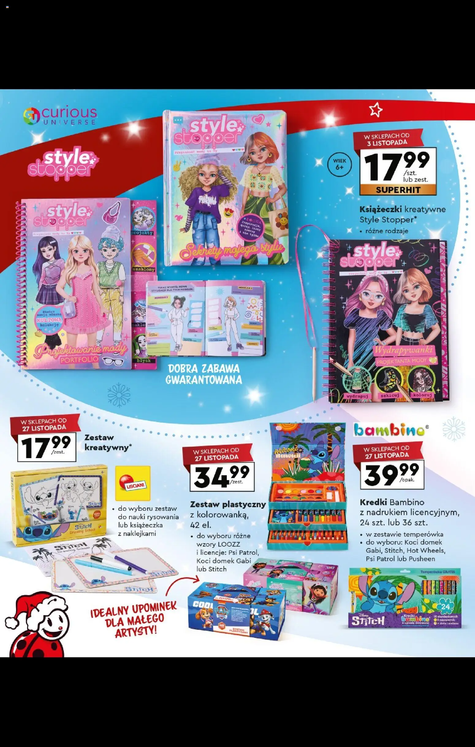 Biedronka gazetka - Kraina zabawek od 27.10.2025 | Strona: 84 | Produkty: Temperówka
