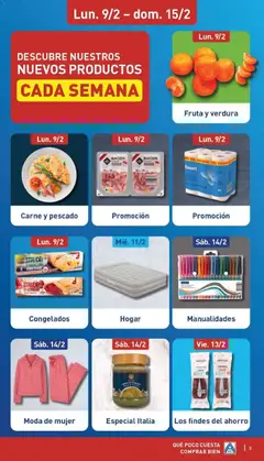 Vista previa Carne y pescado, Meat and fish products. válido desde el 09.02.2026 | Página: 3