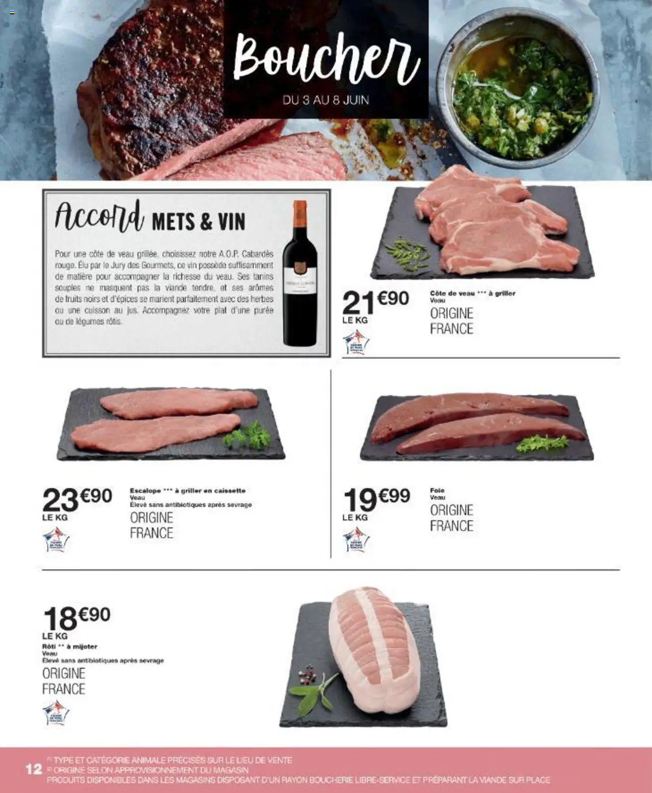  | Page: 12 | Produits: Viande, Vin