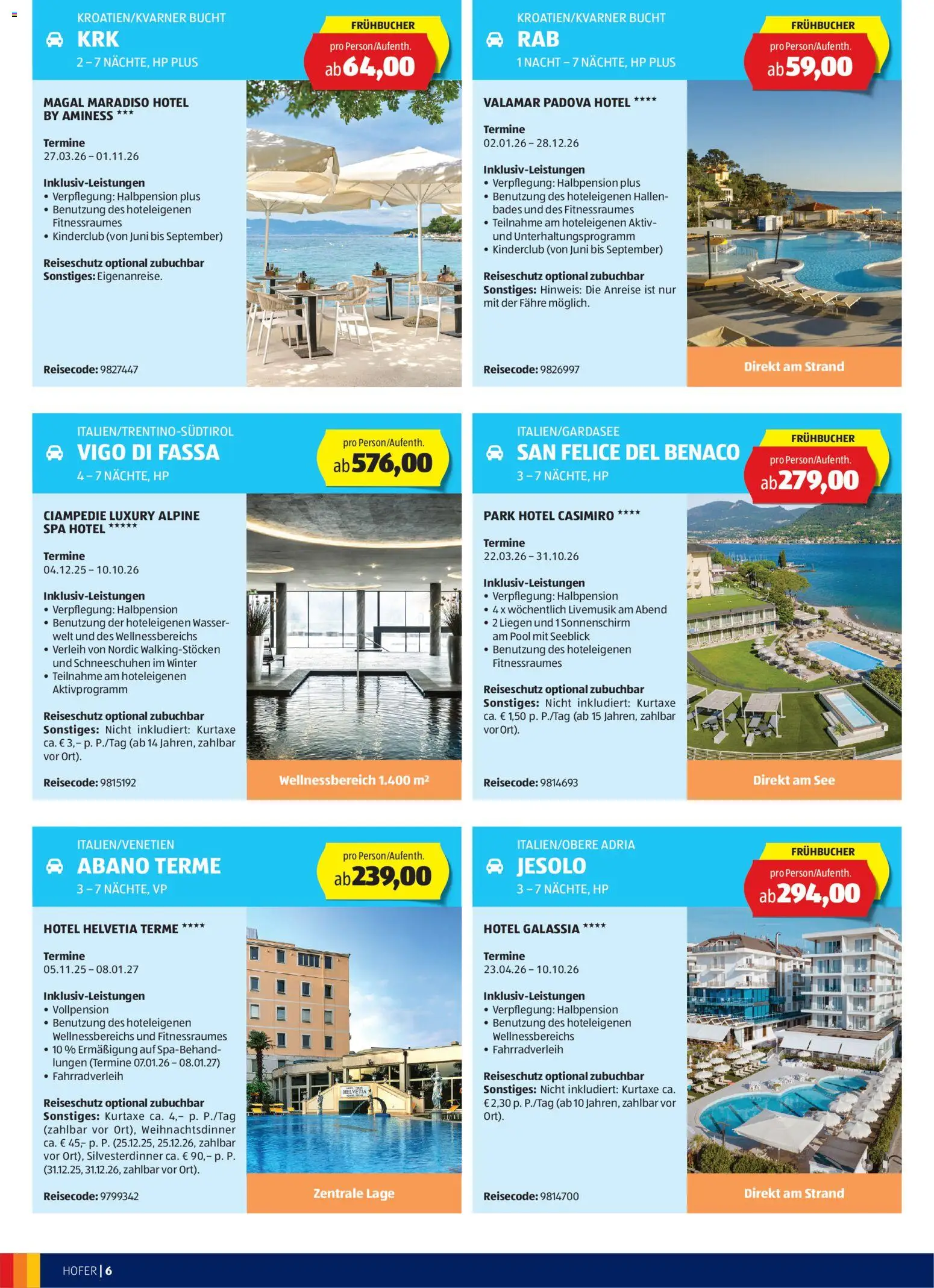 Hofer AT akciós ujság - amely érvényes a következő dátumtól: 29.10.2025 | Oldal: 6