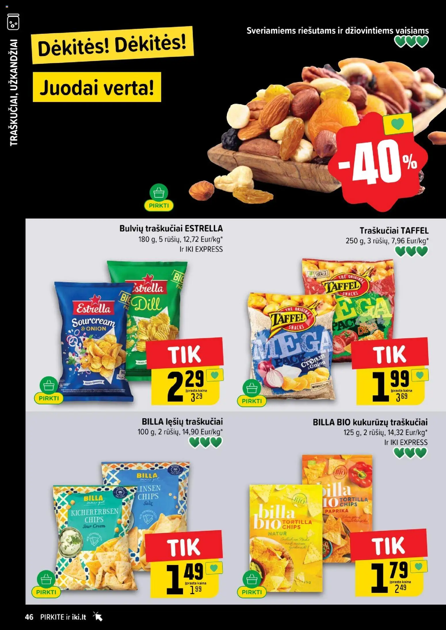 IKI akcijos nuo 24.11.2025 | Puslapis: 46 | Prekių: Paprika, Traškučiai